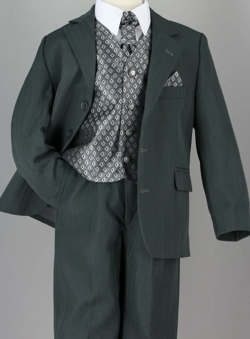 costume garçon noir, gris, marine ou gris William
