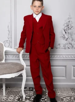 Costume garçon rouge - 1er prix
