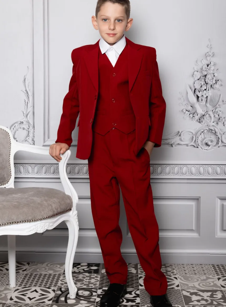 Costume garçon rouge - 1er prix
