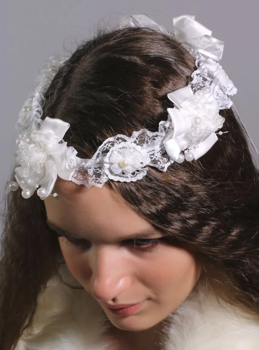 Couronne blanche pour enfant 1er prix Blanc