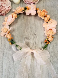 Couronne de fleurs cérémonie fille