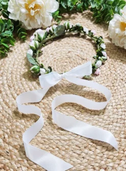 Couronne de Fleurs Pivoines