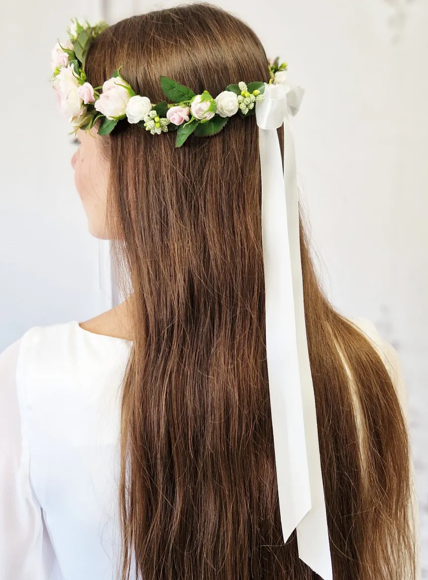 Couronne de Fleurs Pivoines