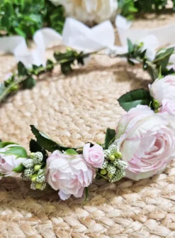 Couronne de Fleurs Pivoines