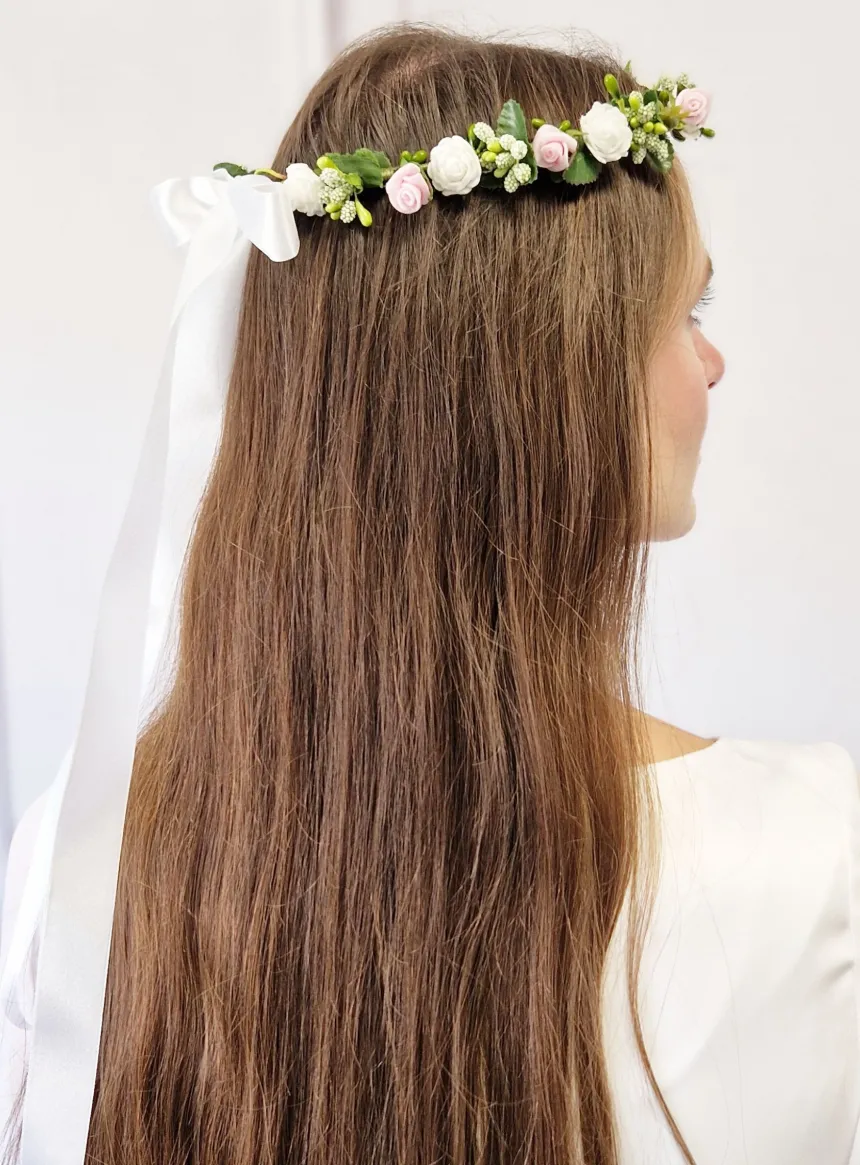 Couronne de Fleurs Pivoines
