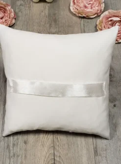 Coussin porte alliances champêtre