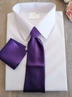 Cravate enfant bébé ado avec pochette