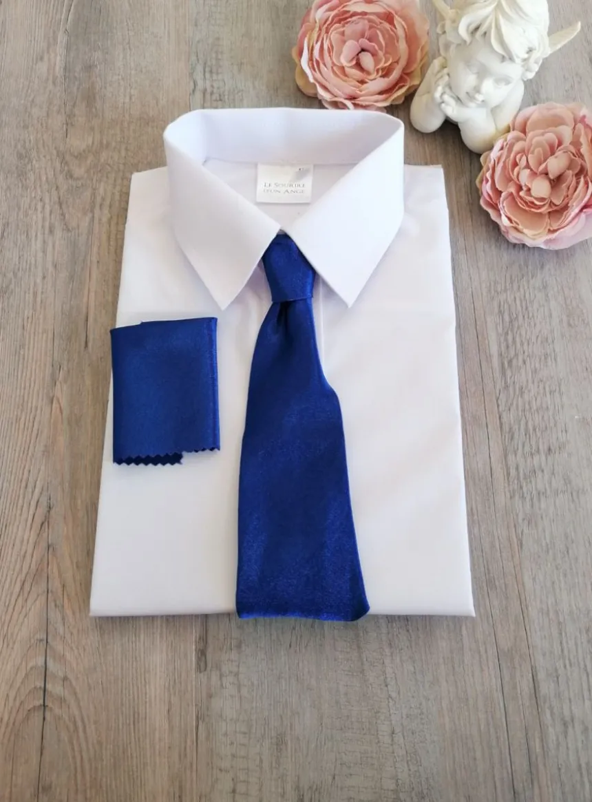 Cravate enfant bébé ado avec pochette
