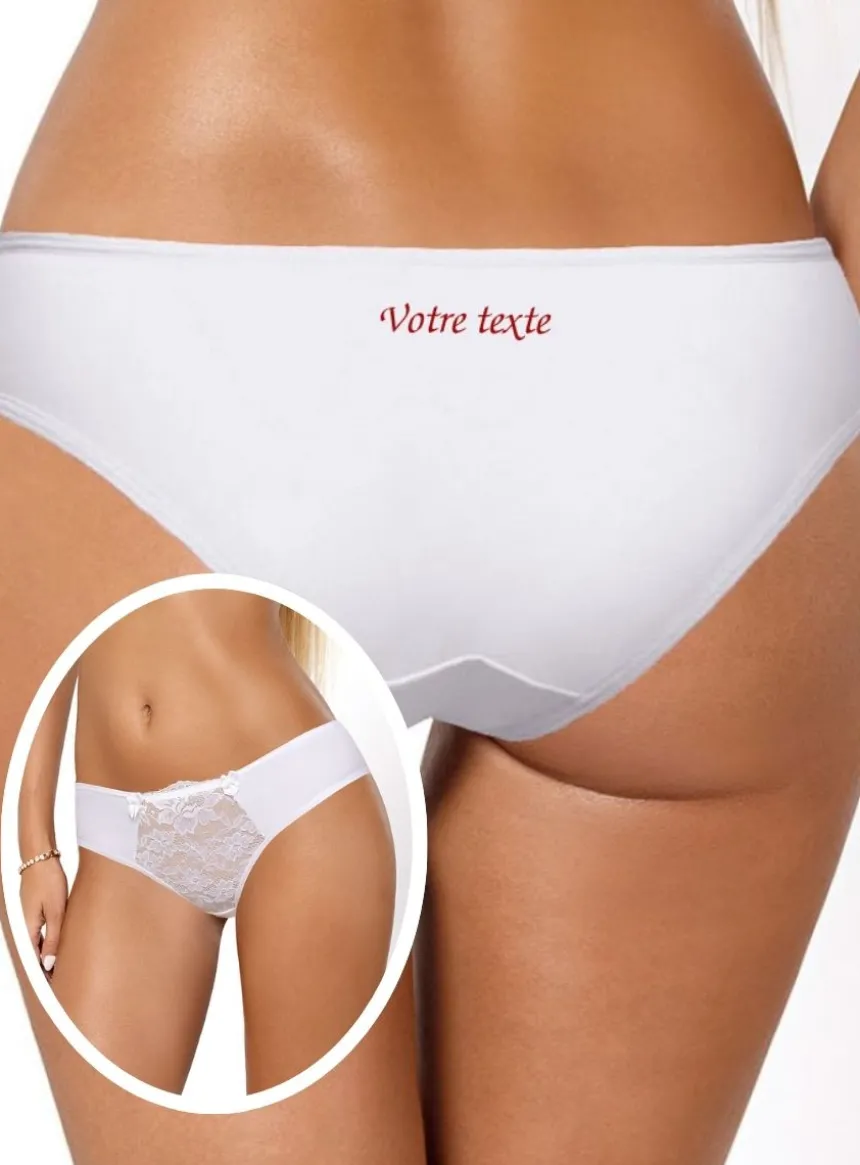 Culotte dentelle blanche Collection Katia