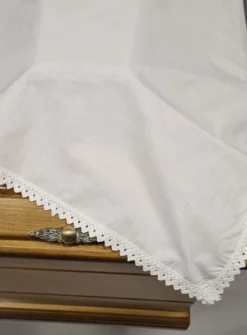 drap mortuaire dentelle