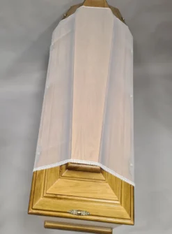 Drap mortuaire linceul transparent dentelle