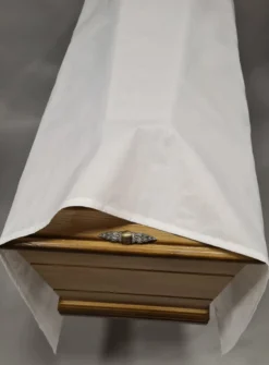 Drap mortuaire 1 pièce coton Blanc