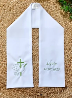Etole blanche baptême bébé enfant ou adulte