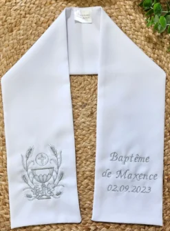 Etole blanche baptême bébé enfant ou adulte