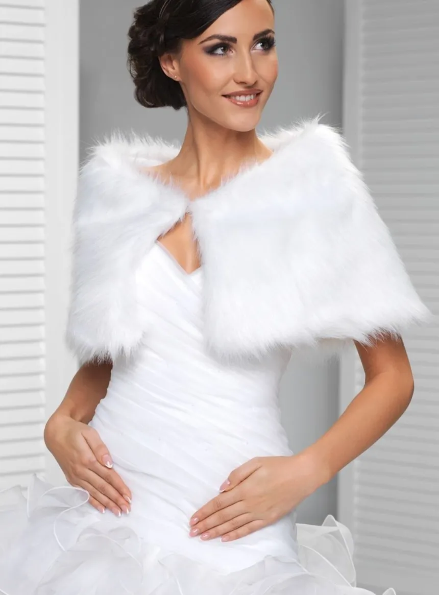 Etole cape fausse fourrure femme pas cher