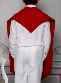 Etole confirmation rouge en pointe - Personnalisable Rouge