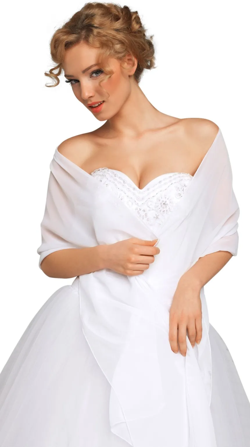 Etole mousseline femme