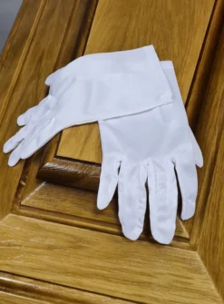Gants blanc homme