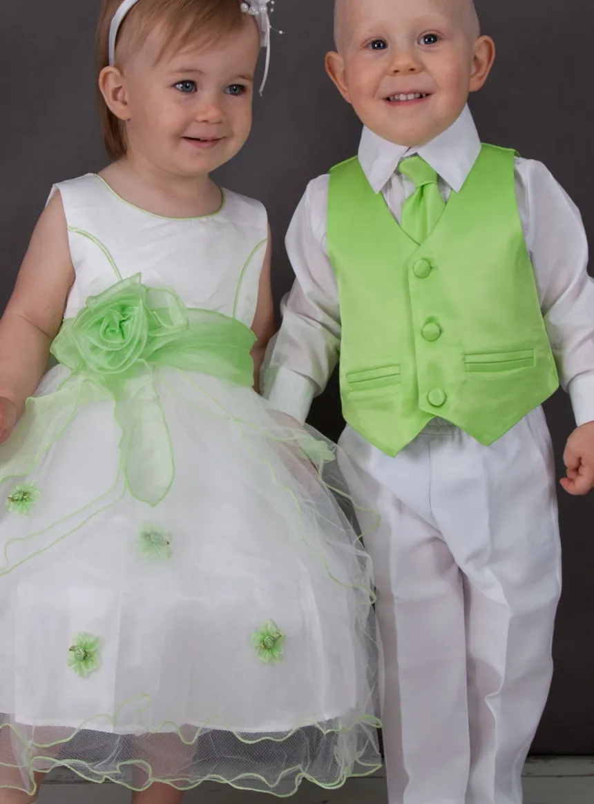 Gilet enfant + cravate satin