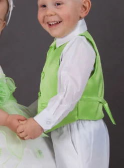 Gilet enfant + cravate satin