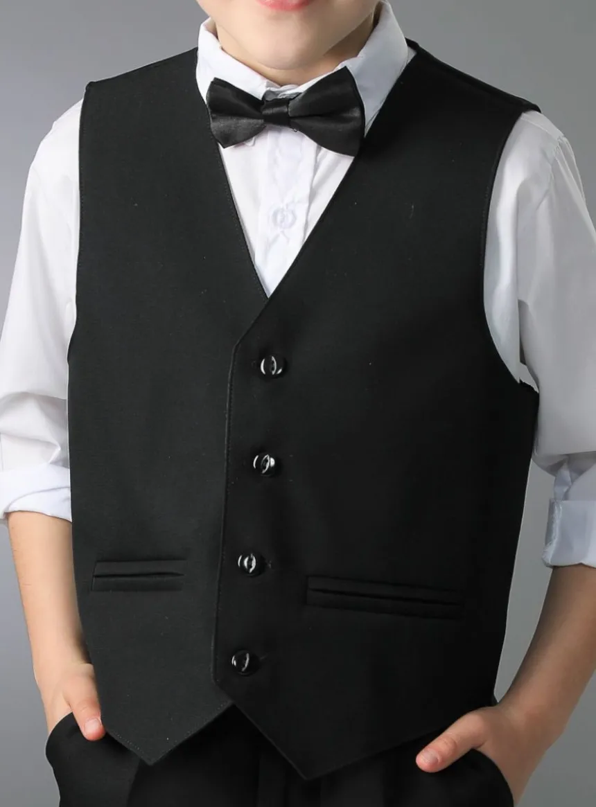 Gilet garçon Thomas Noir