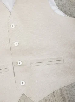 Gilet lin Beige garçon Pierre