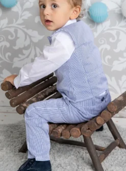 Gilet + noeud papillon bébé et garçon Johan II