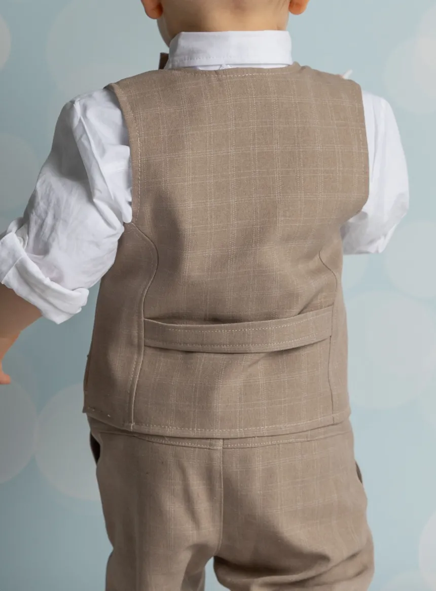Gilet + noeud papillon bébé garçon Lisandro