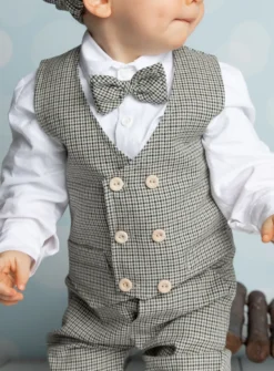 Gilet petit garçon Collection Rafael II + noeud papillon