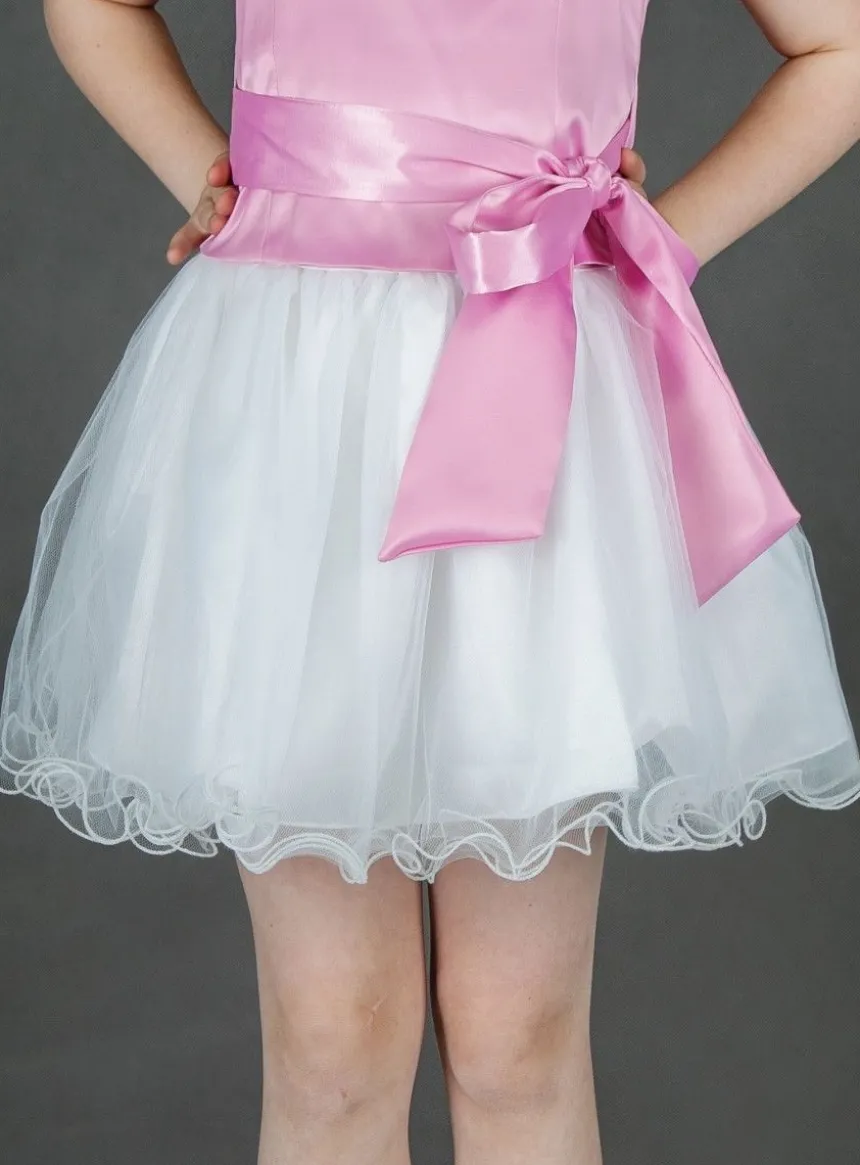 Jupe tutu fille blanche ou ivoire