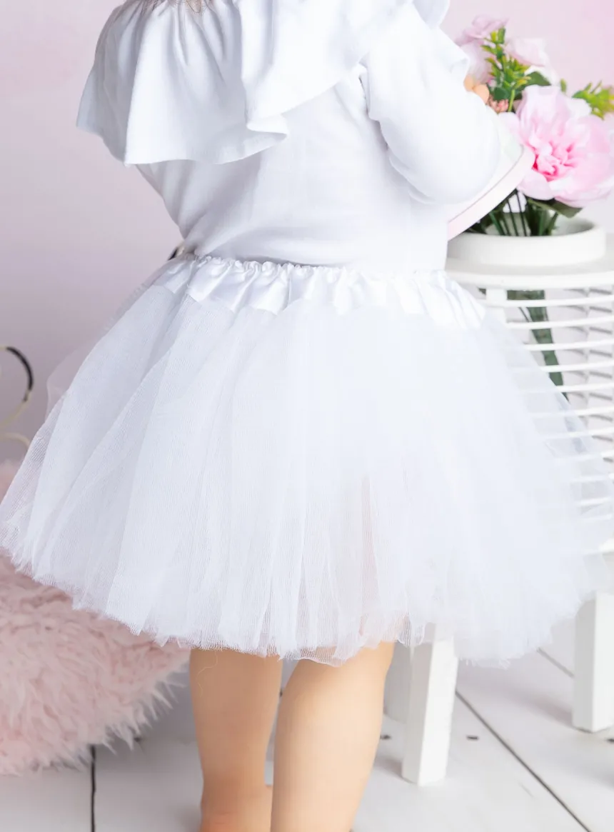 Jupe tutu fille - jupon Blanc, rose ou Rouge