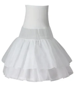 Jupon long fille 2 volants cerceau
