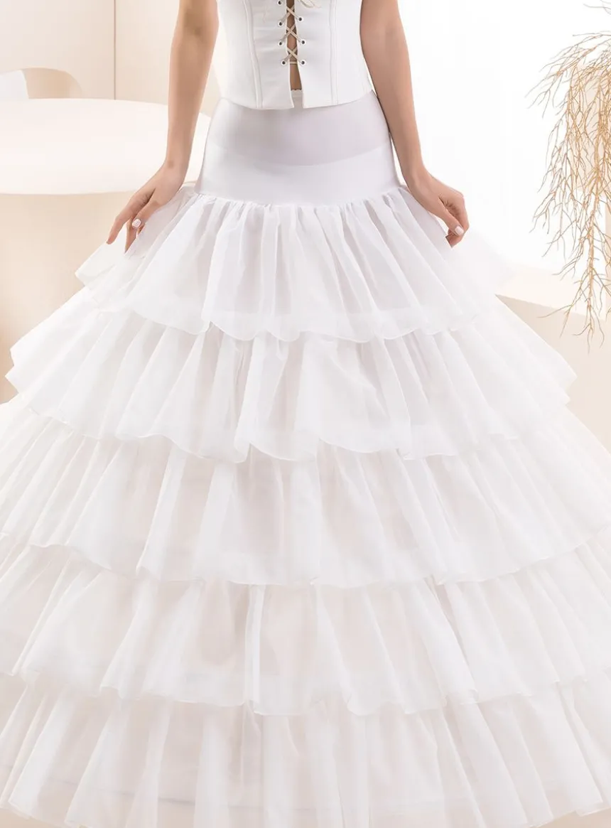 jupon robe de mariée princesse