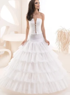 jupon robe de mariée princesse