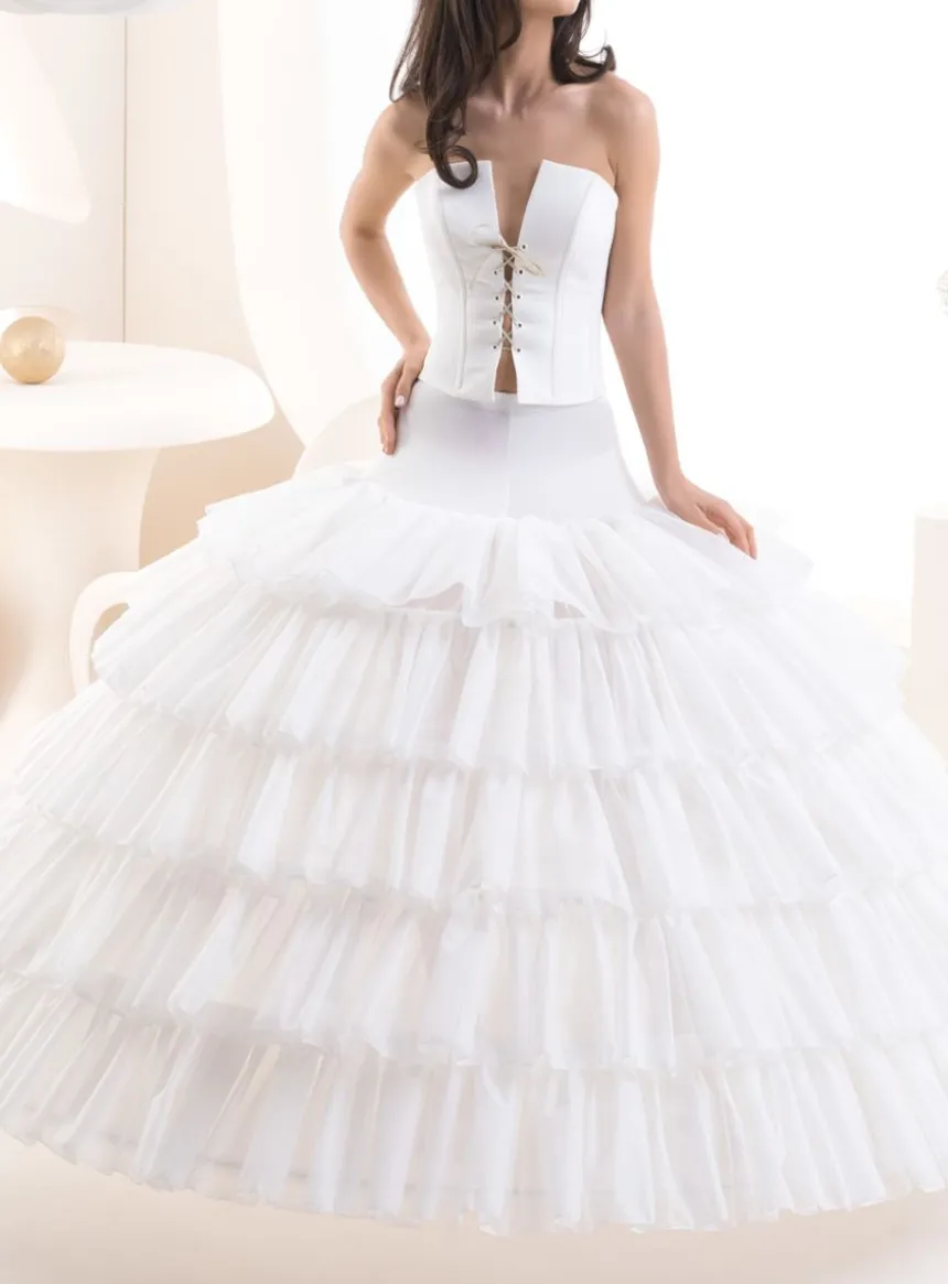 Jupon robe de mariée princesse volume