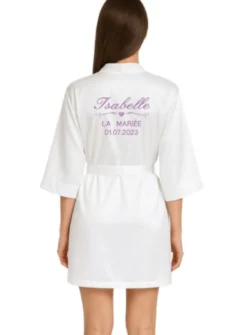 Kimono Satin pour femme personnalisable - top qualité !