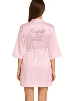 Kimono Satin pour femme personnalisable - top qualité !