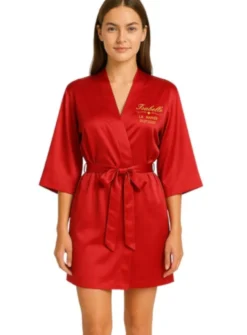 Kimono Satin pour femme personnalisable - top qualité !