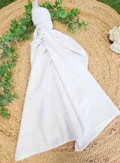 Lange flanelle blanc Blanc