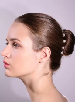 Lot de 5 pics à cheveux grosse perle