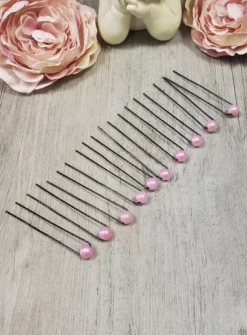 Lot de 8-10 Pics épingles à cheveux perle
