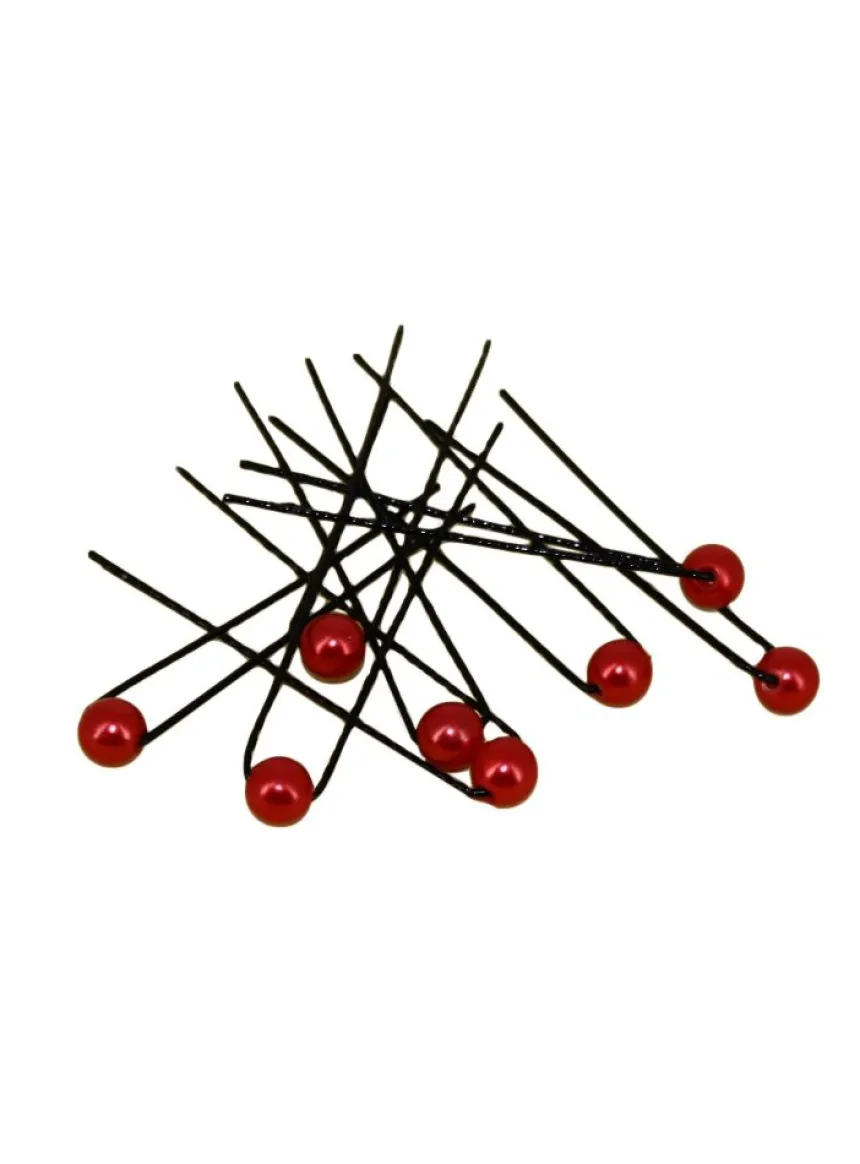 Lot de 8-10 Pics épingles à cheveux perle