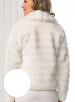 Manteau fausse fourrure cérémonie femme