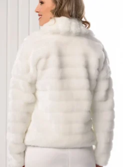 Manteau fausse fourrure cérémonie femme