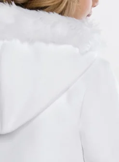 Manteau fille avec pompons