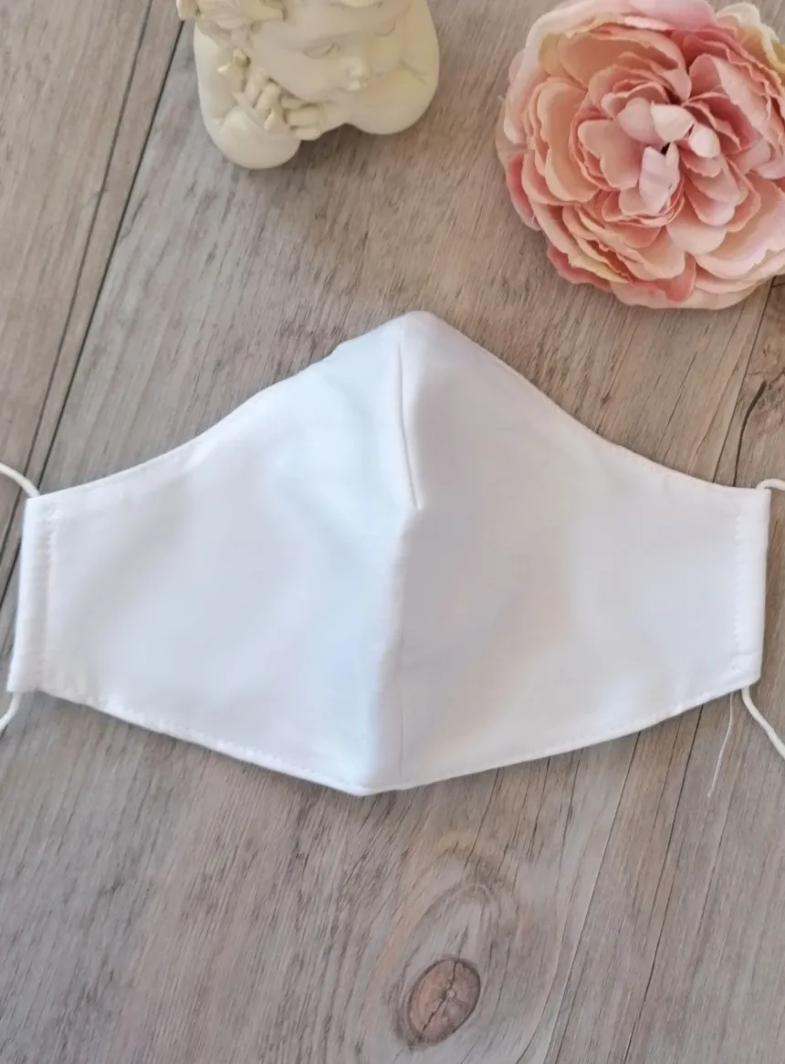 Masque personnalisable Blanc
