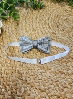 Noeud papillon enfant gris Gris