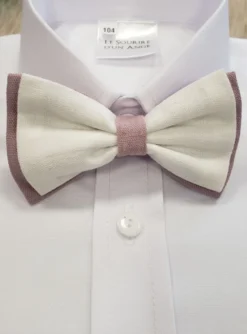 Noeud papillon lin garçon collection Noam