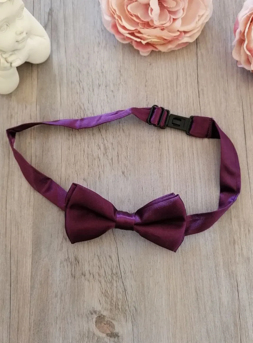 Noeud papillon satin pour enfant
