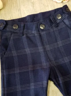 Pantalon bébé et petit garçon Mario Bleu marine